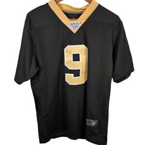 RARE Nike Drew Brees XL Black Saints NFL 100 Vapor Limited On Field Jersey NWT